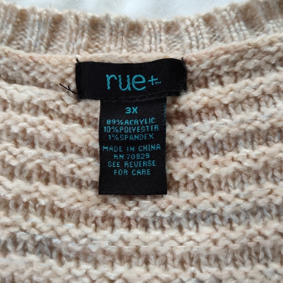 RUE 21+ Ladies Open Front Cardigan. Size 3X. Long Sleeves. - Picture 4 of 4